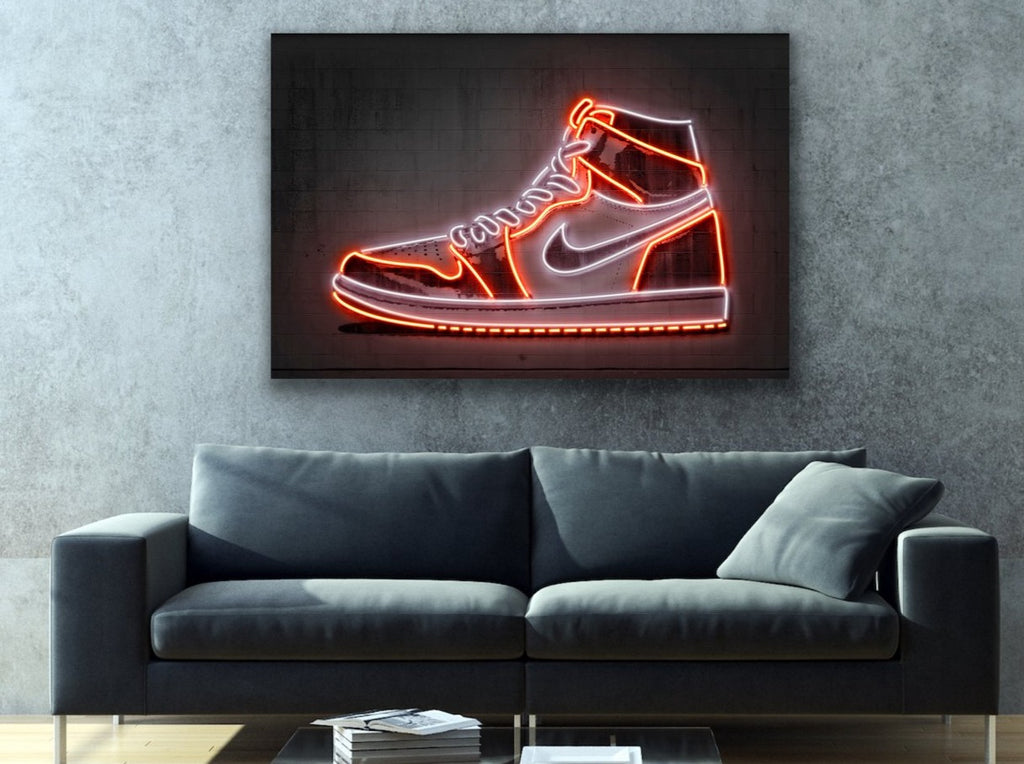 jordan 1 canvas painting