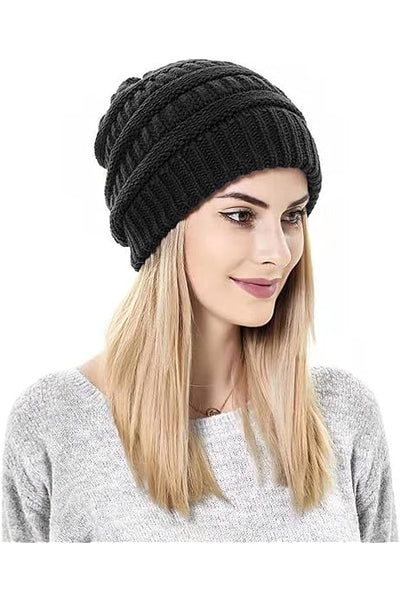 Beautifully Warm Women's Winter Hat, Beanie Satin Lined Hat for Women