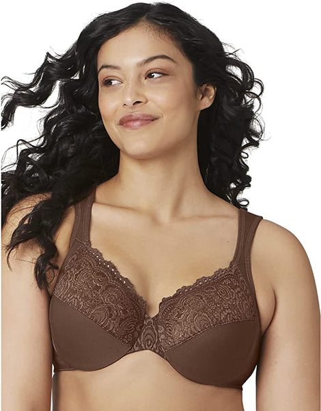 New Glamorise Womens Front-Closure Wonderwire Bra Underwire Sz