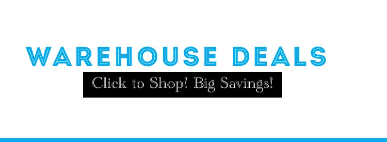 Massive Savings Event  warehouse sale clearance open box