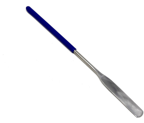 Stainless Steel Micro Lab Spoon/Scoop Spatula Blade Sampler, with Vinyl  Handle 6.25