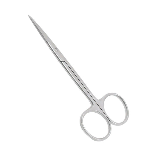 Gold Handle Dissecting Iris Sharp Fine Point Scissors 4.5, Curved –  A2ZSCILAB