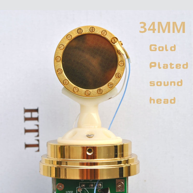Professional 34mm Capsules Music Audio Studio Sound Recording Condenser for DIY Gold Microphone