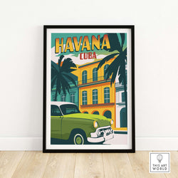 Havana Print Cuba Poster