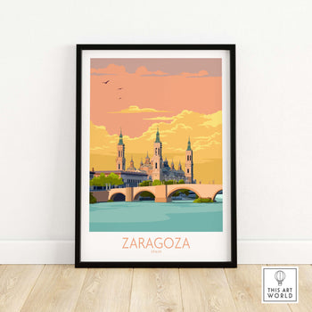 Zaragoza Spain Poster