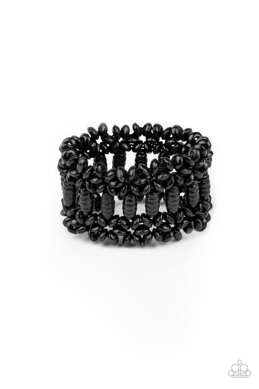 Paparazzi Cruising Coronado Black Bracelet