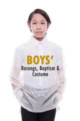 Barong Warehouse Boys Barong Tagalog Filipino Costume Christening