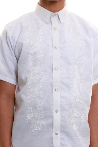 Barong Warehouse - ML06 Jusilyn Barong Tagalog White