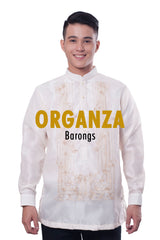 BW Organza Barong Tagalog