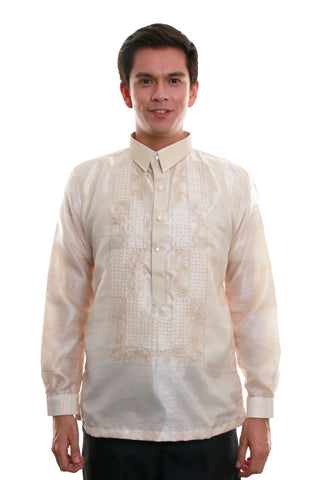 BW - Organza Pina Barong Tagalog with Lining 012