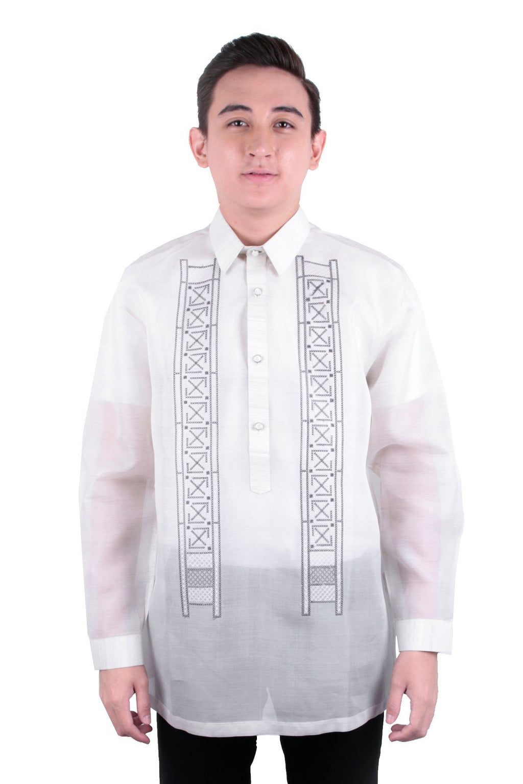 MADE-TO-ORDER - Jusi Pina Ethnic Burda Barong Tagalog 009 – BARONG ...