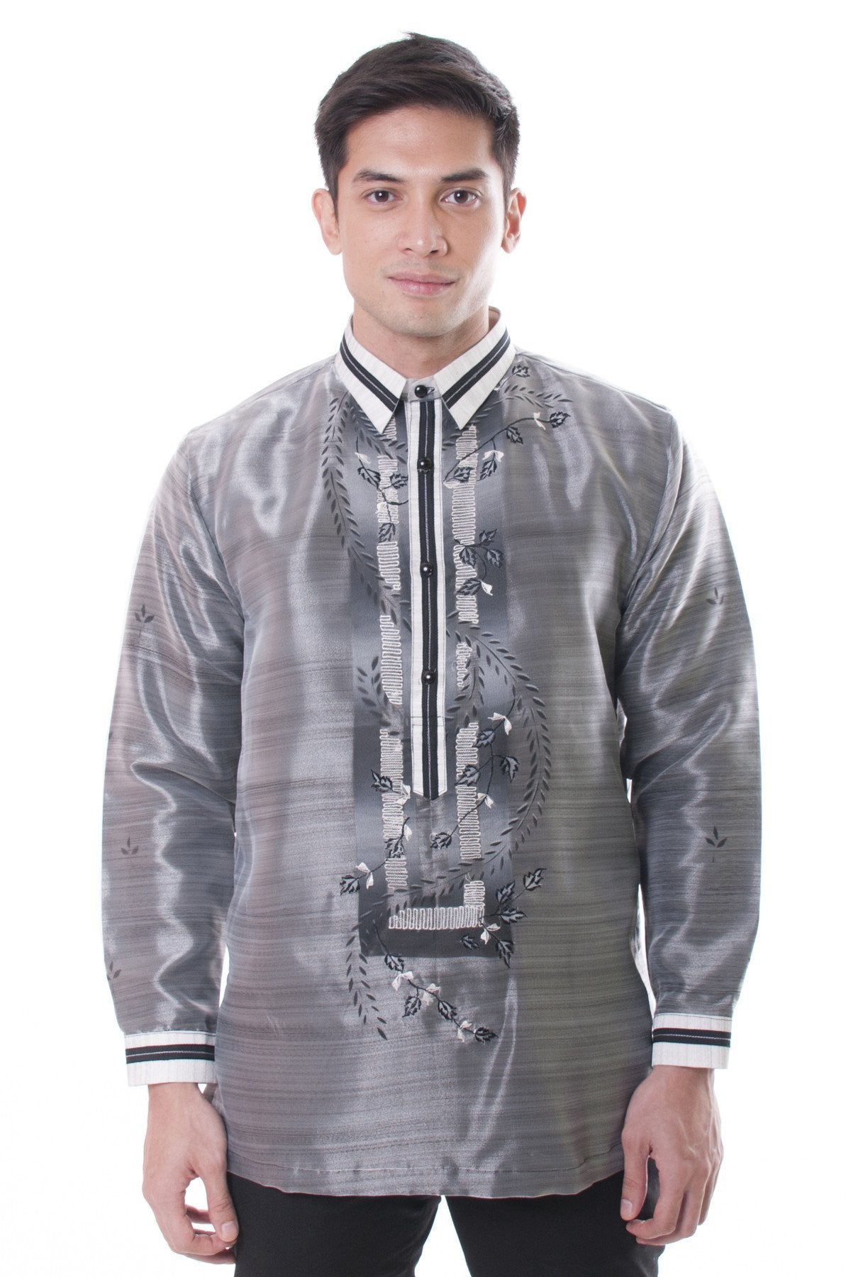 MEN - Black Barongs - BARONG WAREHOUSE