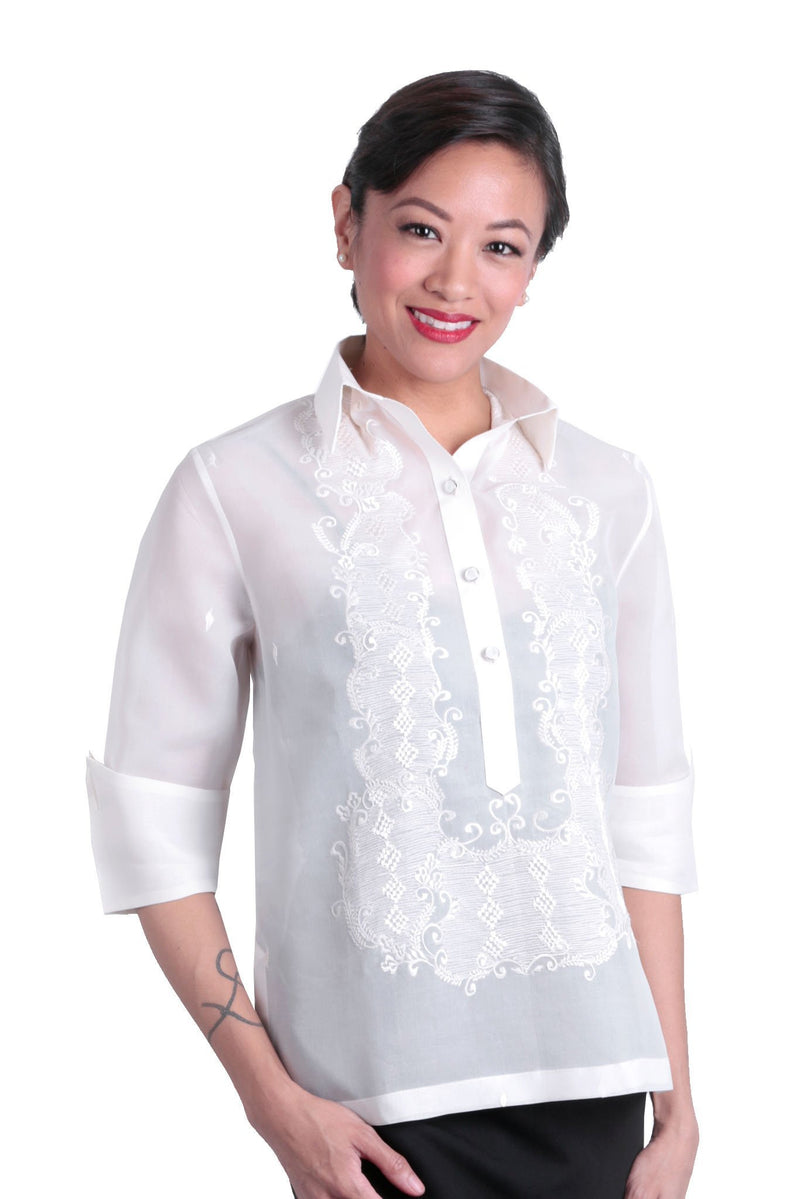 MADE-TO-ORDER - Women's Barong Jusi 004 - Filipiniana – BARONG WAREHOUSE