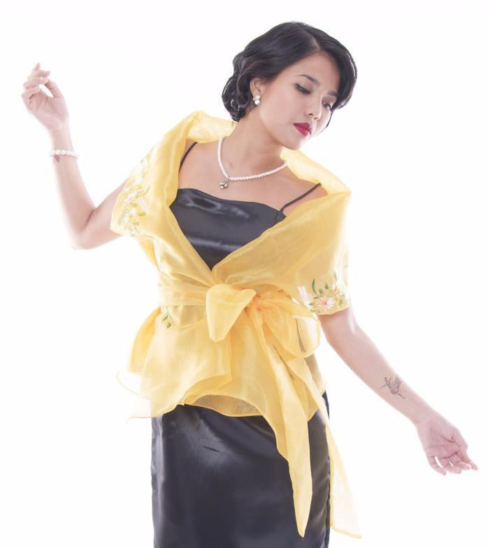 filipiniana wrap around skirt