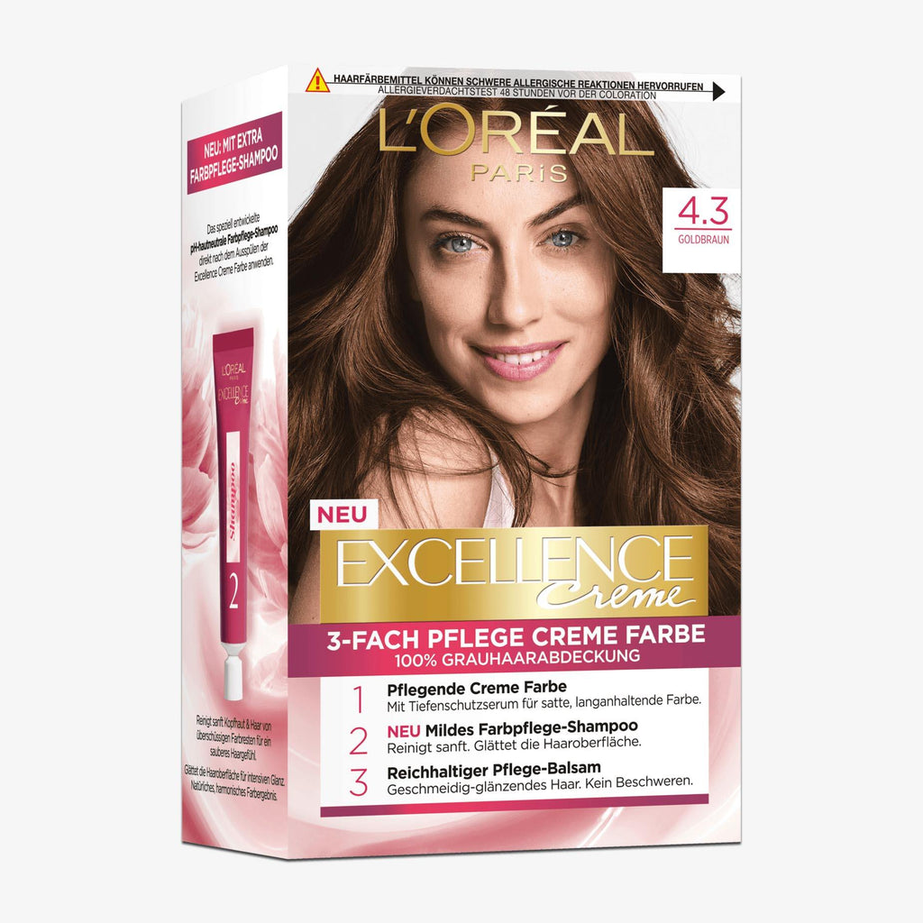 Buy LOreal Paris Excellence Creme Hair Color 1 Black 222g 172ml50ml   Combo pack of 2 Online at Low Prices in India  Amazonin