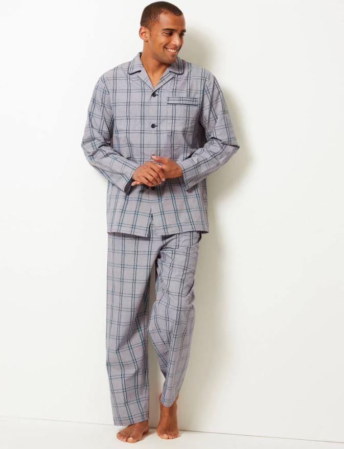 M S Mens Woven Night Suit T07 1571 Enem Store Online Shopping Mall