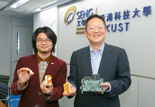 音科思创始人张健钢先生（左）及苏孝宇教授（右）