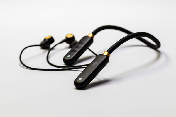 Kite smart personal sound amplifier with flexible neckband.