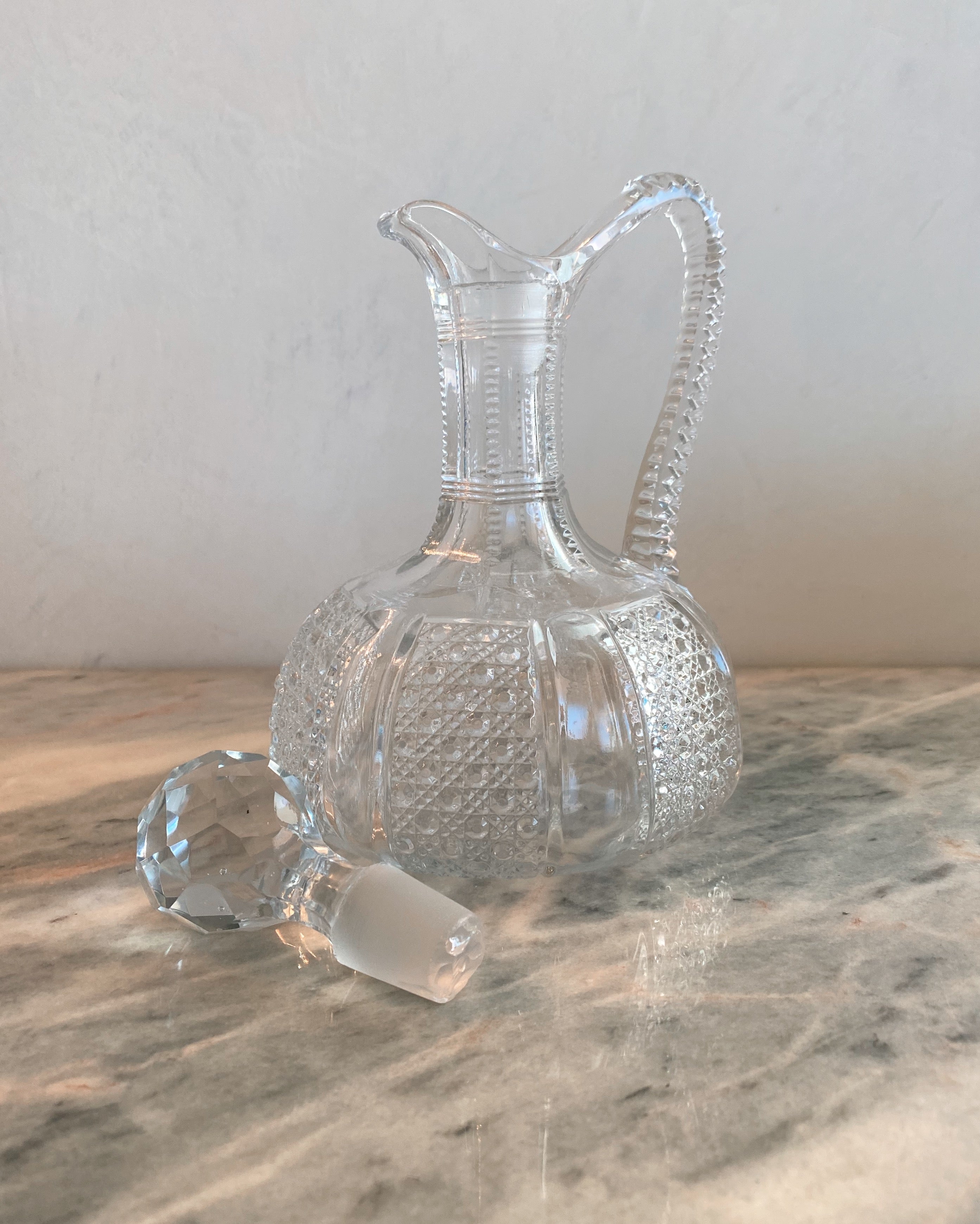Crystal Decanter with Handle