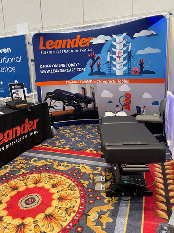 Leander trade show booth