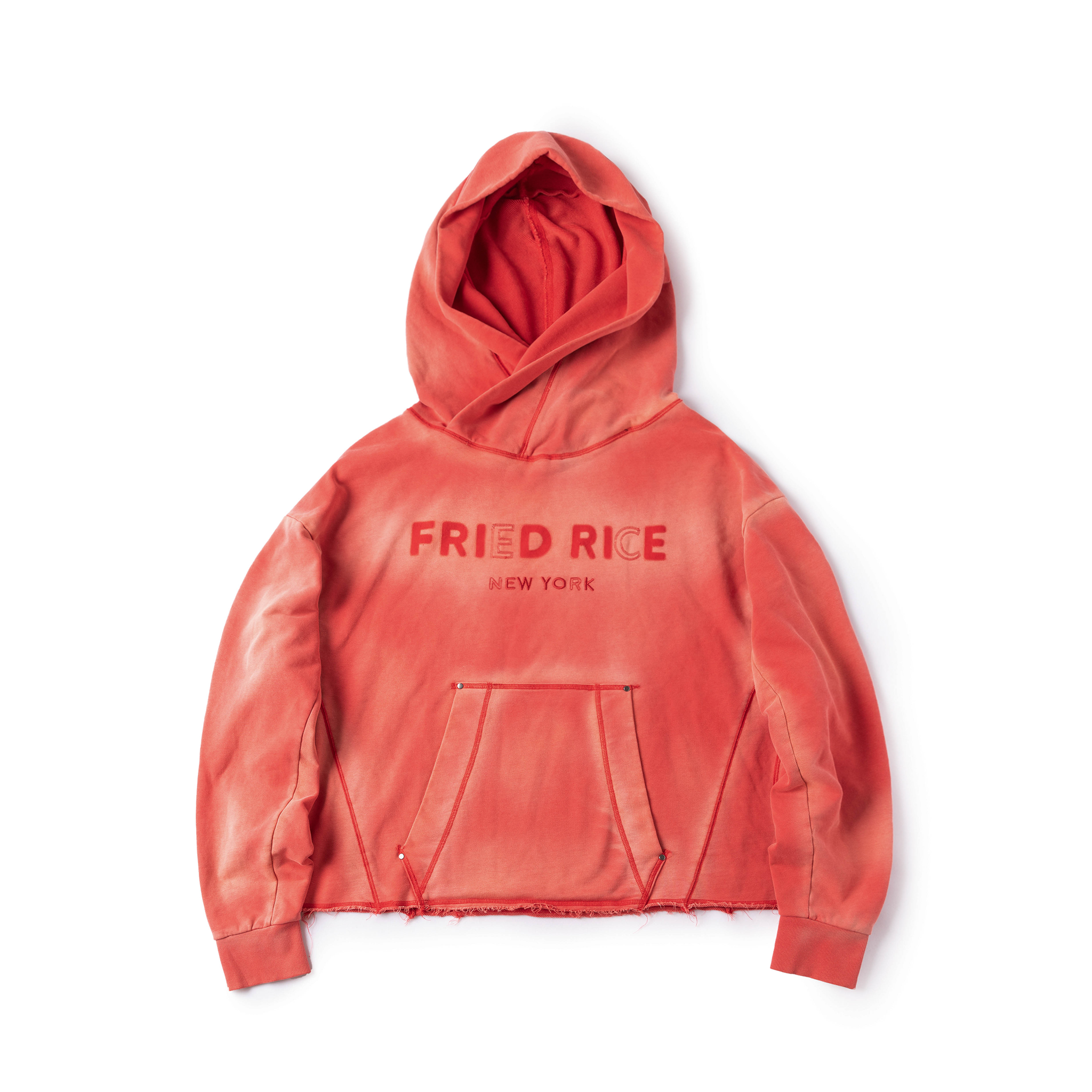 Signature Hoodie - Red - FRIED RICE SHOP product image