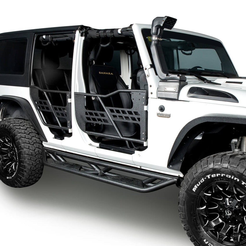 07-18 JK Black Blade Side Steps Nerf Bars 