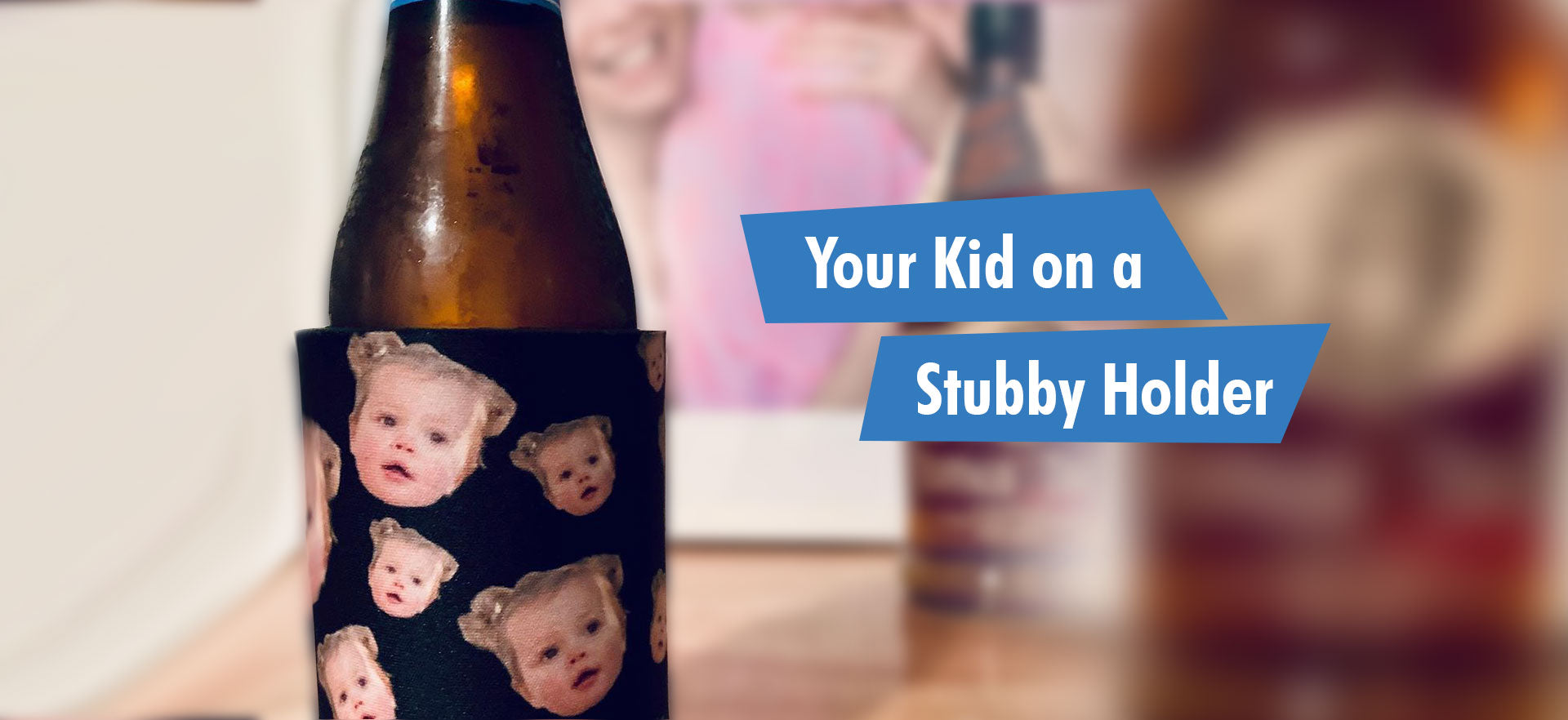 Papa Bear Stubby Can Coolers, Gifts for Dad