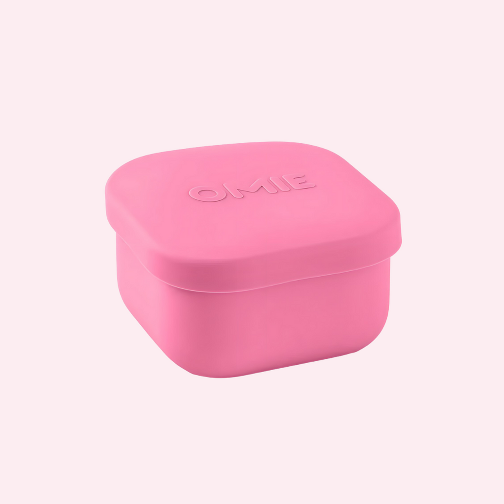 OmieDip Silicone Dip Container - Pink/Teal – Prepp'd Kids