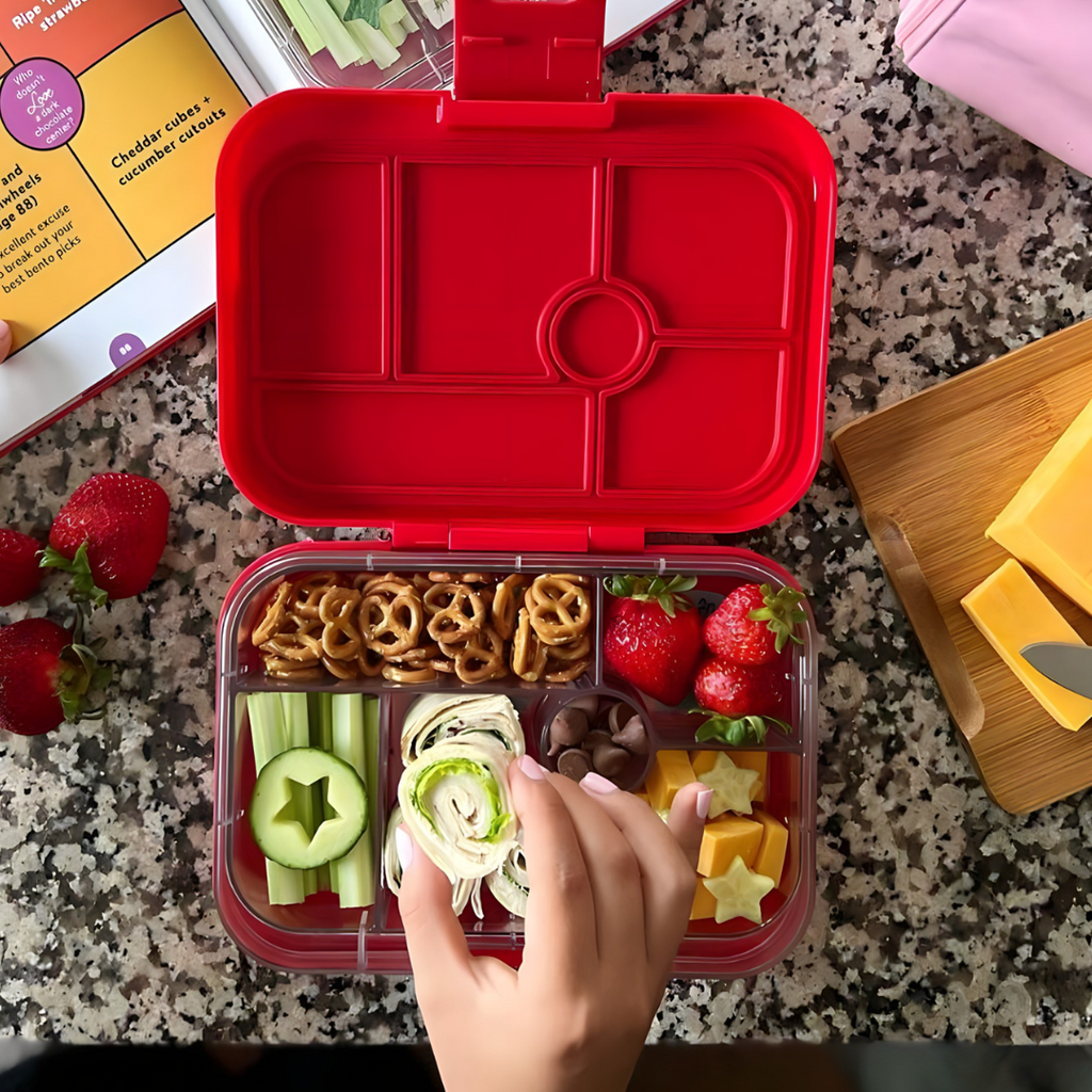 Leakproof Bento Lunch Box for Kids - Yumbox Lulu Purple