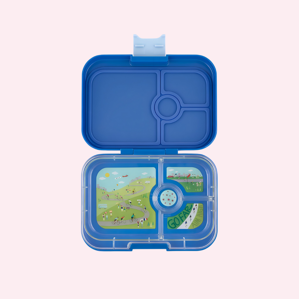 Bento box PANINO 4 luna aqua / stars, 750 ml, Yumbox 