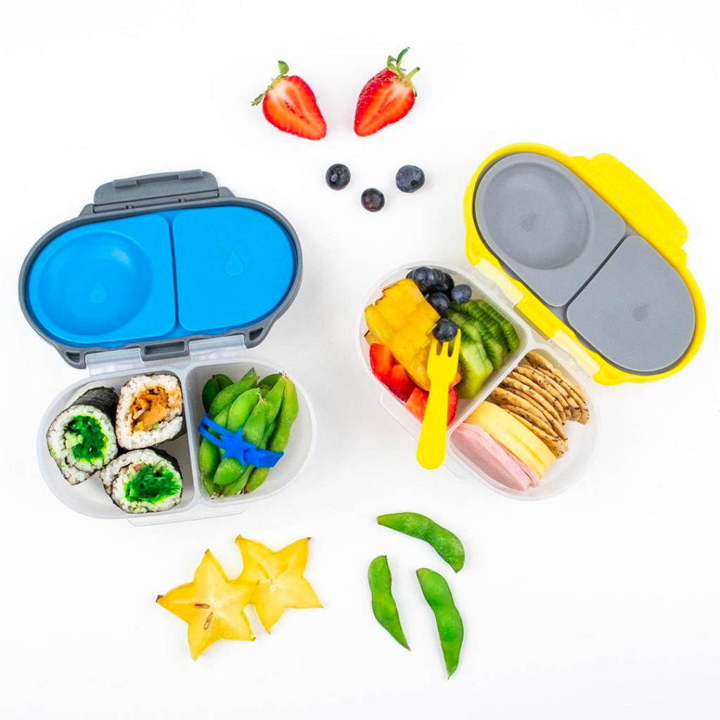 b.box Snack Box for Kids & Toddlers: 2 Compartment Snack Containers, Mini  Bento Box, Lunch Box. Leak…See more b.box Snack Box for Kids & Toddlers: 2