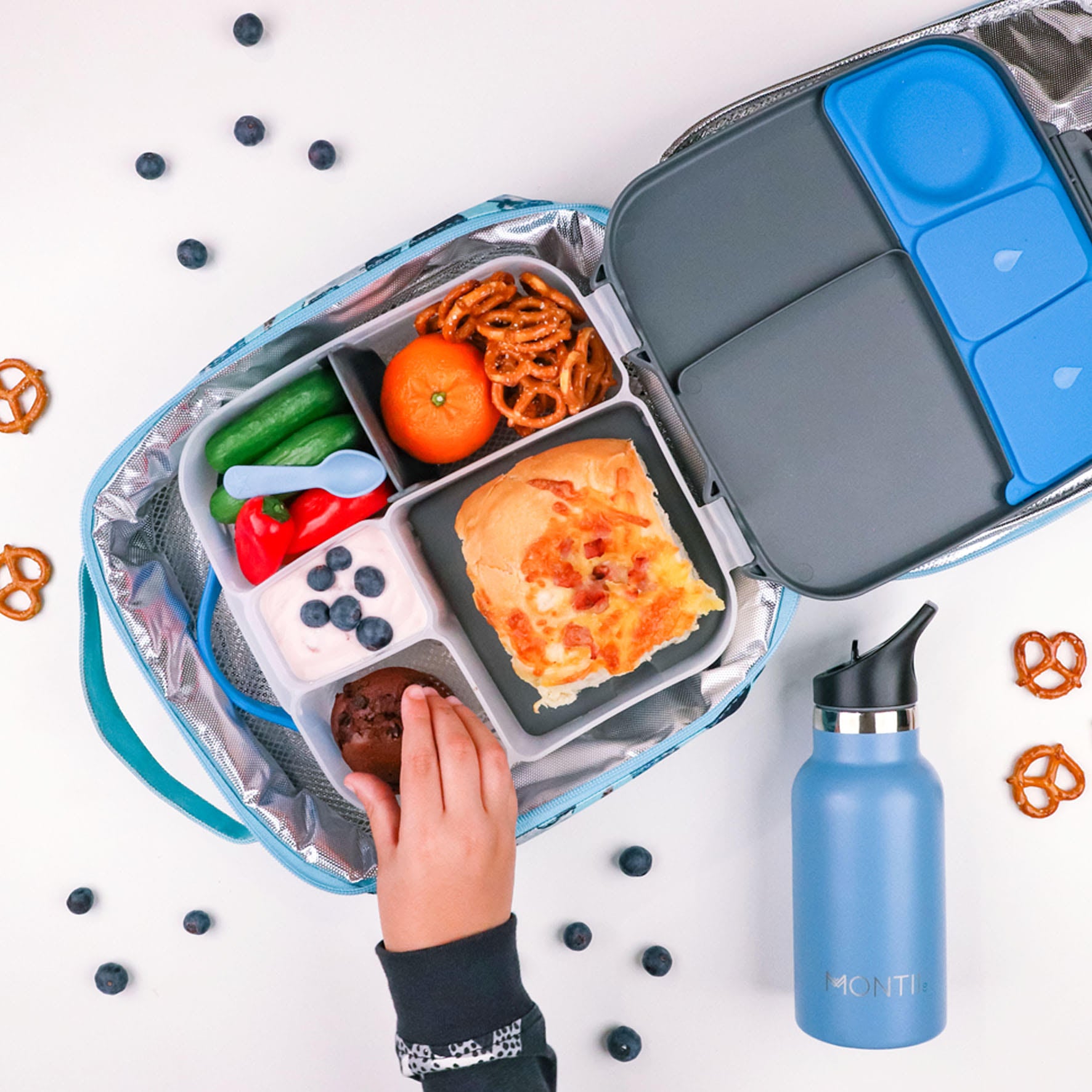 b.box Bento Lunchbox – Blue Slate - Lunchbox Mini