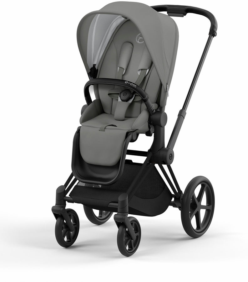Cybex Priam 4 Stroller (One Box) - Matte Black/Black/Mirage Grey