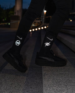 nike reflective socks