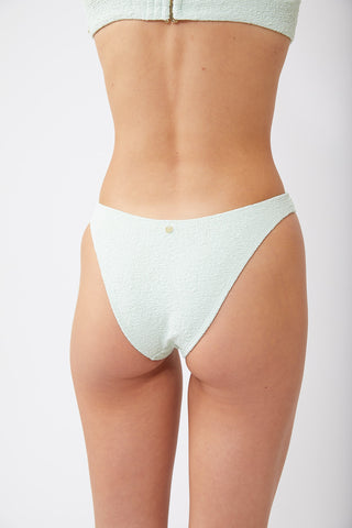 Sandalwood Slick Midi Bikini Pant - Sage