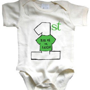 first st patrick's day onesie