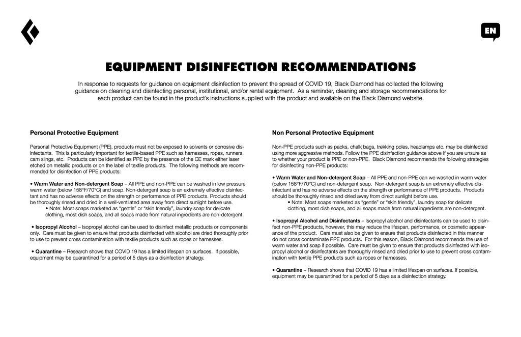 Black Diamond Vision Helmet Care Instructions Further Faster NZ