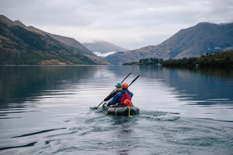Packrafting on an NZ river