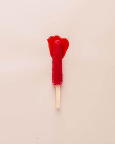 red ice lolly