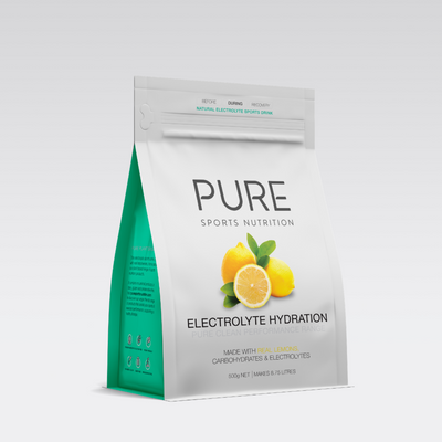 Pure Electrolyte Pouch 500gram | Sports Nutrition and Supplements NZ Lemon