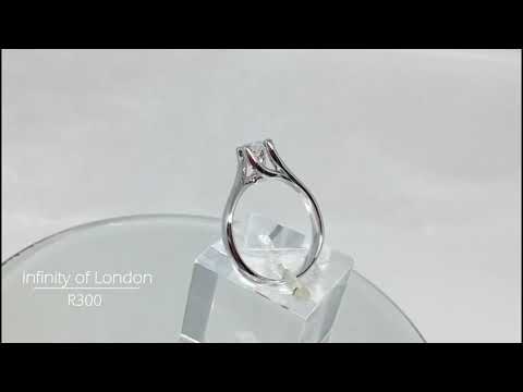 Solitär Ring Diamant  RoséGold R300