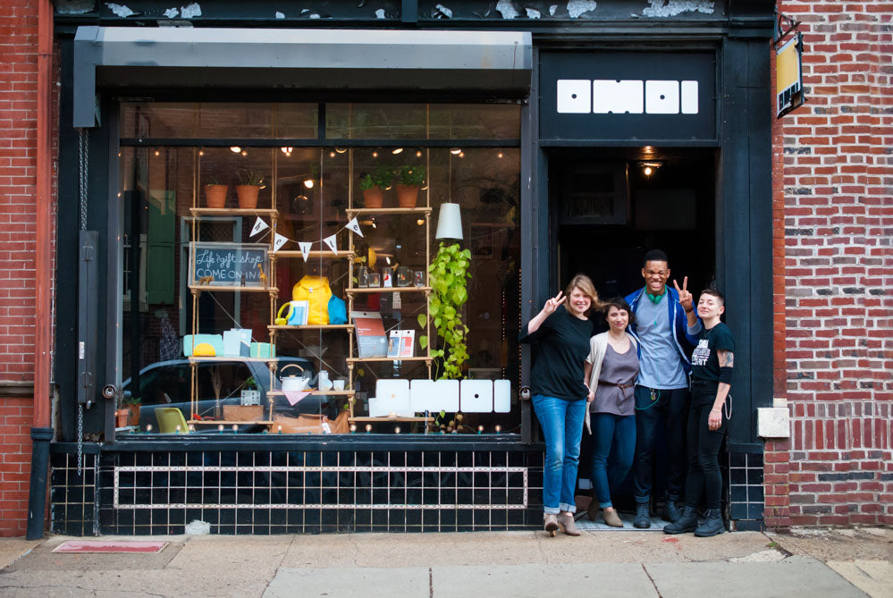 Liz, April, Taylor, and Monk in April 2014.