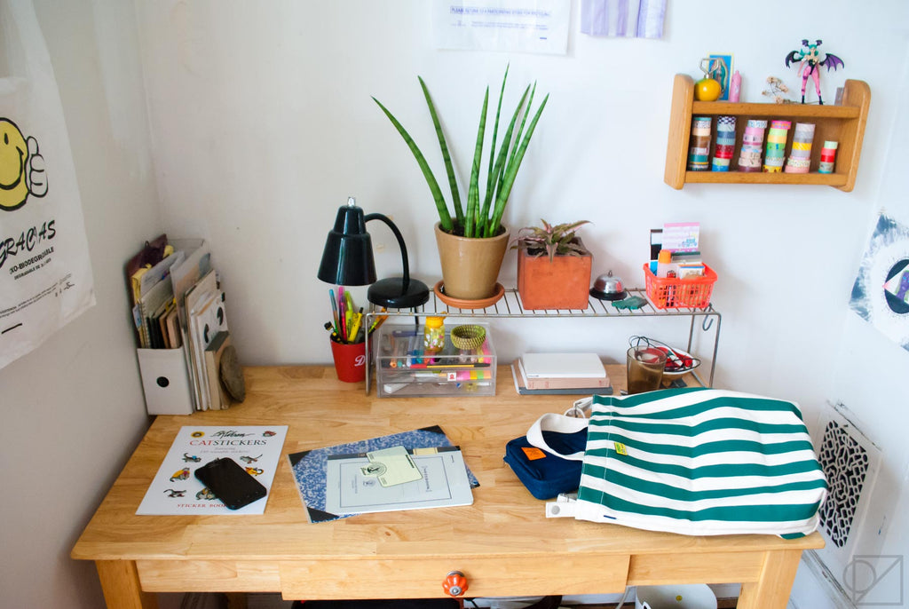 Coming back to your desk you feel ready to work!