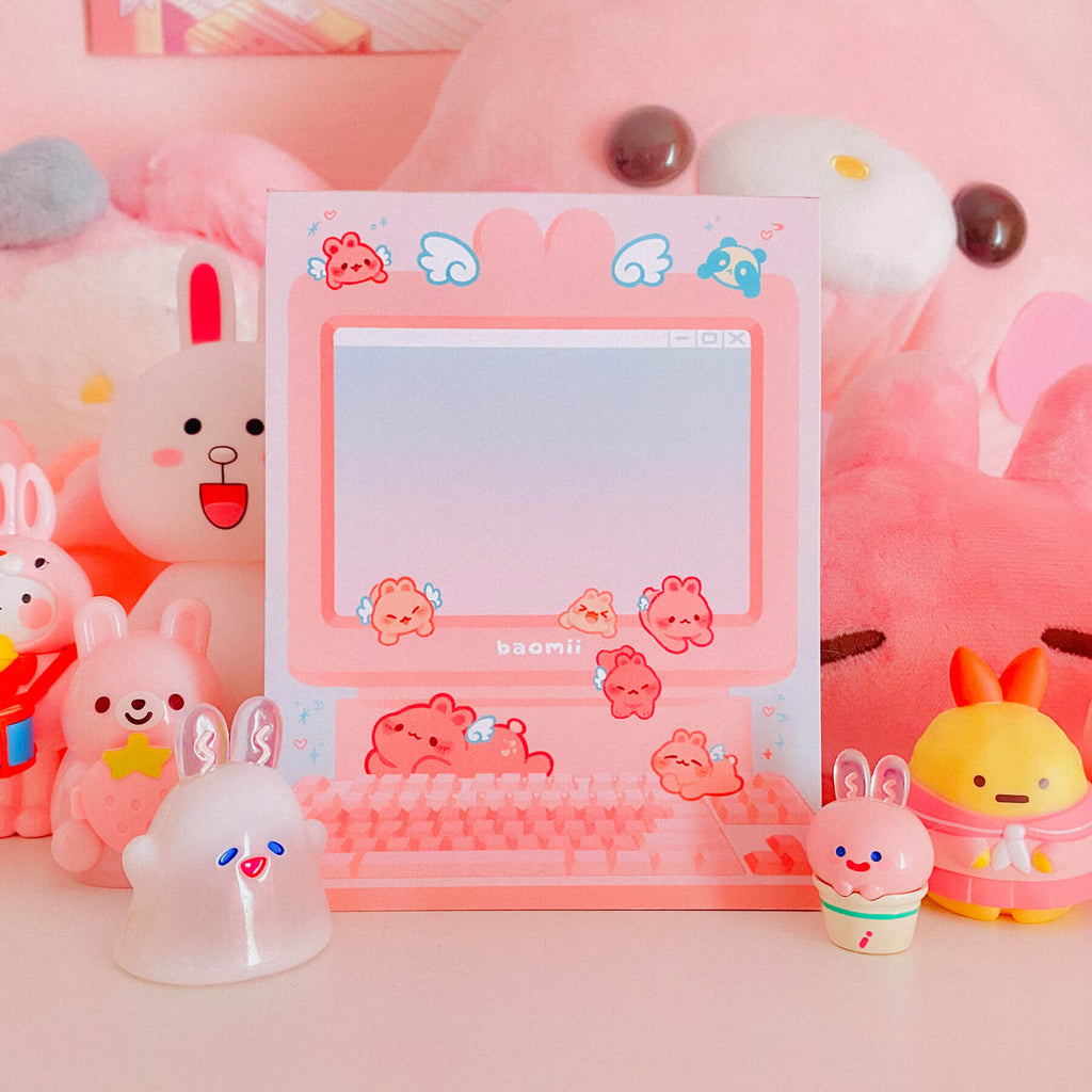 bunnii PC memo and my bun collection