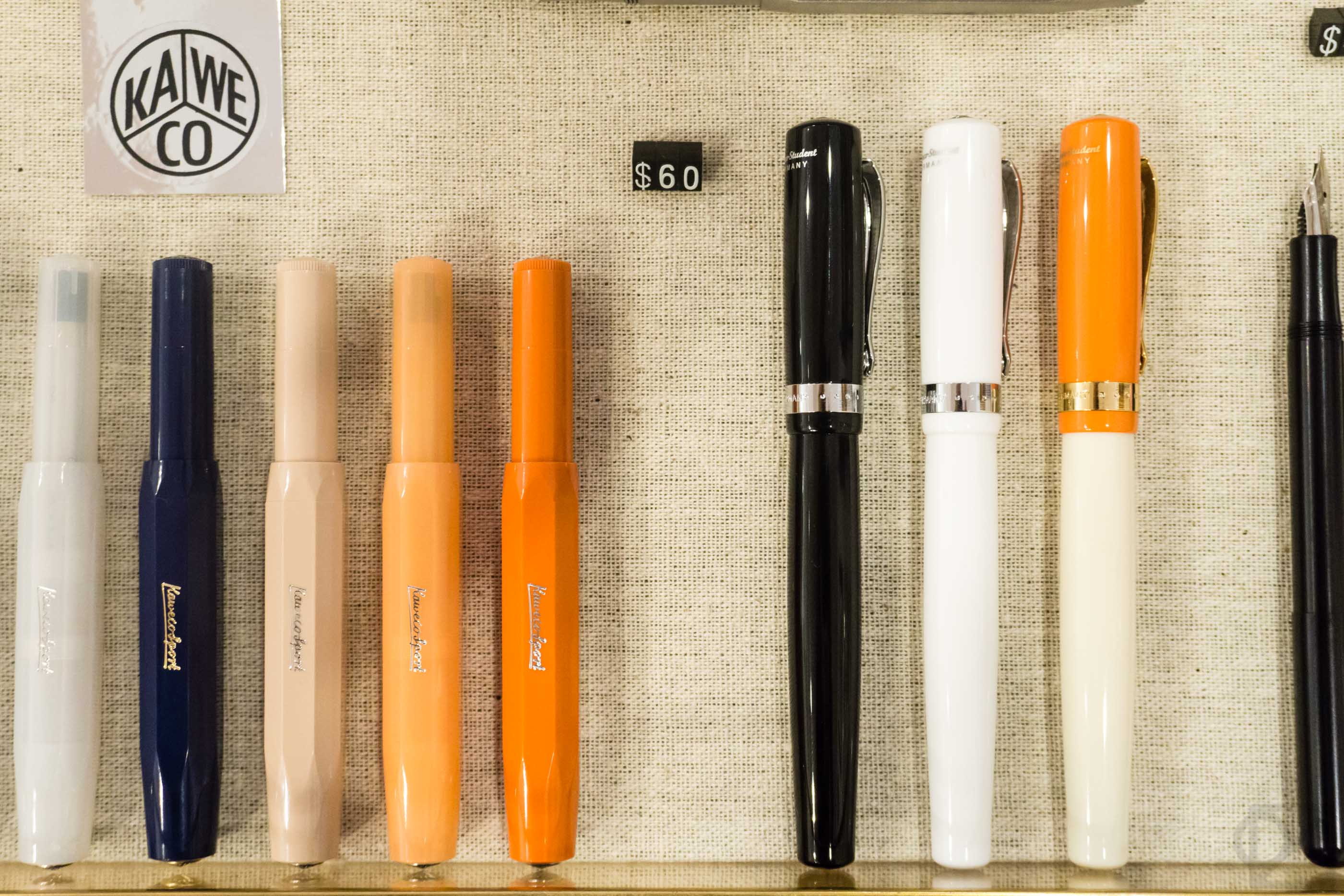 New additions to our Kaweco fountain pen selection.