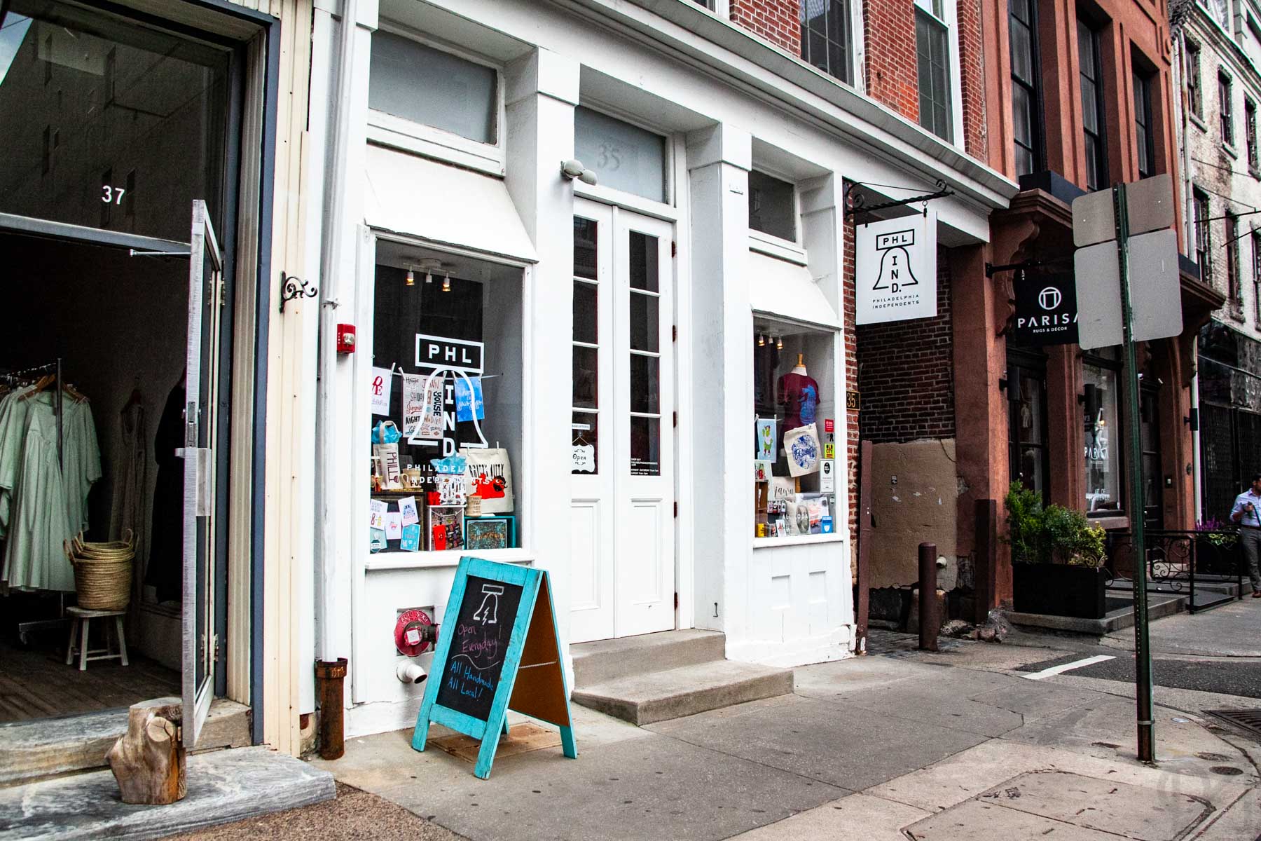 Philadelphia Independents is thee source in Old City for hometown-centric handmade goods. You WILL find Gritty there.