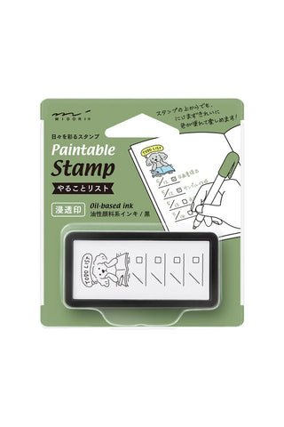 Midori Paintable Planner Rotary Stamp Monthly – Omoi Life Goods