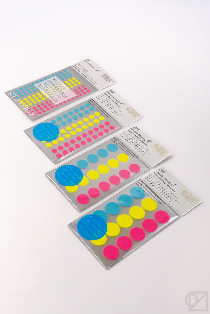 STÁLOGY 006 Washi Tape Stickers Neon Shuffle – Omoi Zakka Shop