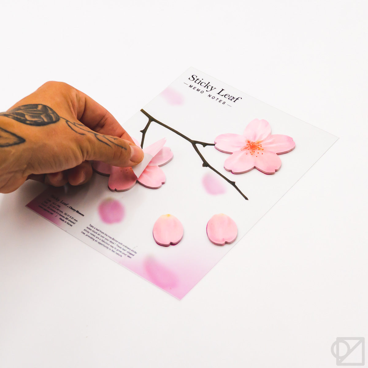 Pressed Leaf Sticky Notes Sakura