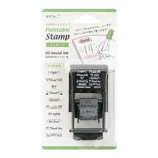 Midori Paintable Half-Size Block Stamp Today's Topics – Omoi Life Goods